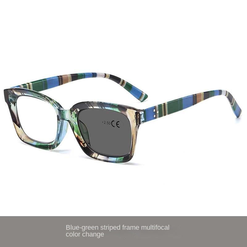 XKROOSM All-Day Adaptive Readers – Indoor Clarity, Outdoor Tint, Blue Light Protection, Multi-Focal Design