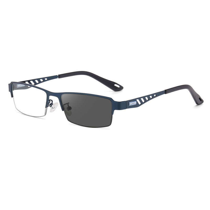 XKROOSM One-Pair-For-All Readers – Transparent Indoors, Sunglass Outdoors, Blue Light Protection