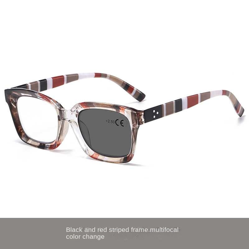 XKROOSM All-Day Adaptive Readers – Indoor Clarity, Outdoor Tint, Blue Light Protection, Multi-Focal Design