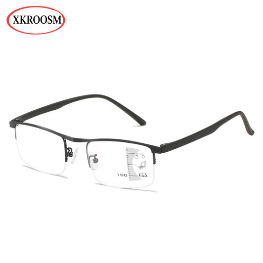 XKROOSM Intelligent Optical Readers – Near, Intermediate, Far Clarity, Blue Light Filter, All-Day Comfort
