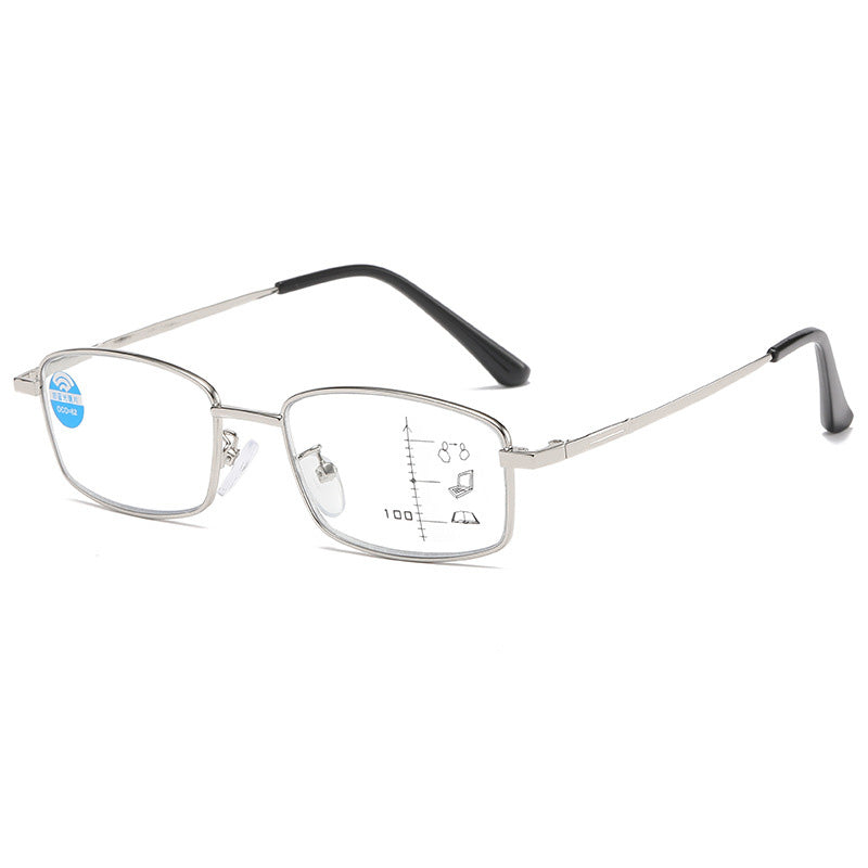 XKROOSM Light-Sensing Reading Glasses – Crystal Clear Indoors, Sunglass Mode Outdoors, Blue Light Shield