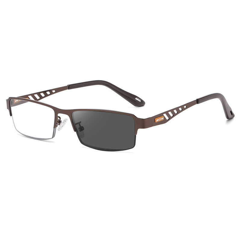 XKROOSM One-Pair-For-All Readers – Transparent Indoors, Sunglass Outdoors, Blue Light Protection