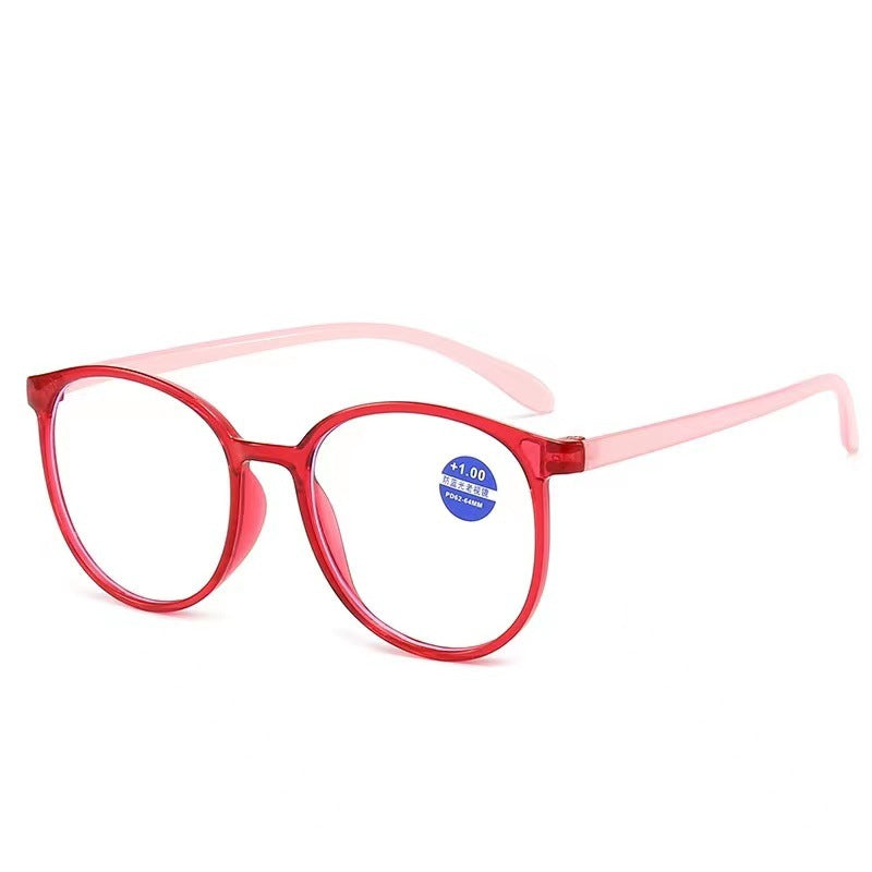 New Ultra-Light, Large-Frame Blue-Light-Blocking Reading Glasses for Women — Youth-Enhancing, High-Definition, Anti-Fatigue Eyewear for Seniors