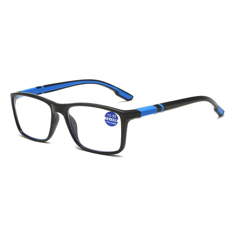 Seniors' Sports-Style Reading Glasses — High-Definition, Comfortable, and Youth-Enhancing; Featuring Blue-Light Protection and Anti-Fatigue Technology