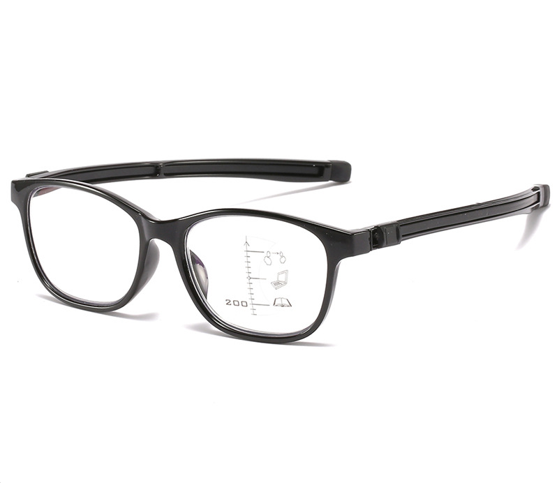 XKROOSM Triple-Zone Reading Glasses – Near (Books), Mid (Screens), Far (Road) – Blue Light + Auto-Tint