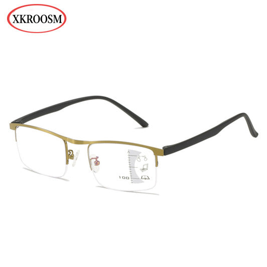 XKROOSM Intelligent Optical Readers – Near, Intermediate, Far Clarity, Blue Light Filter, All-Day Comfort